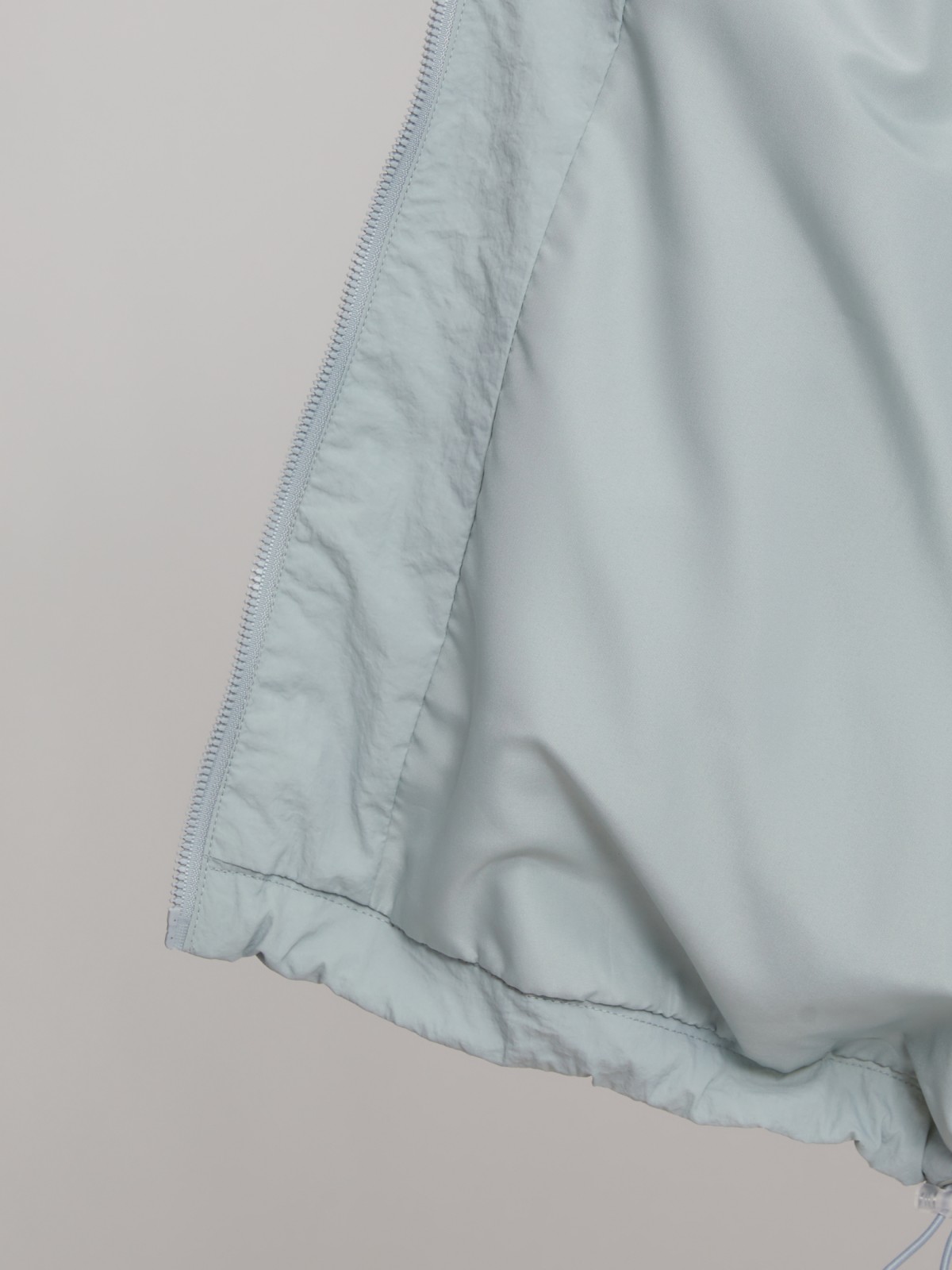 Куртка-ветровка из нейлона с воротником zolla 02321560L124, цвет мятный, размер XS - фото 6