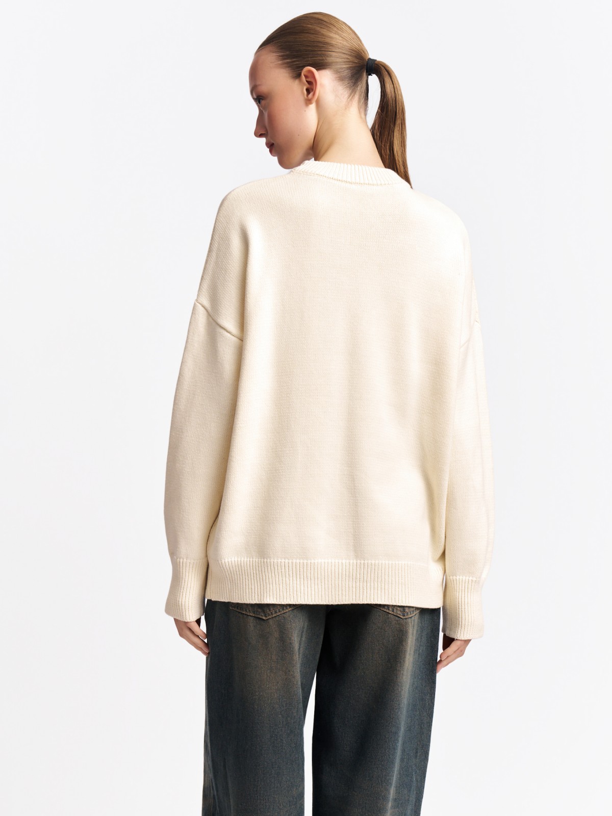 Вязаный джемпер с рисунком