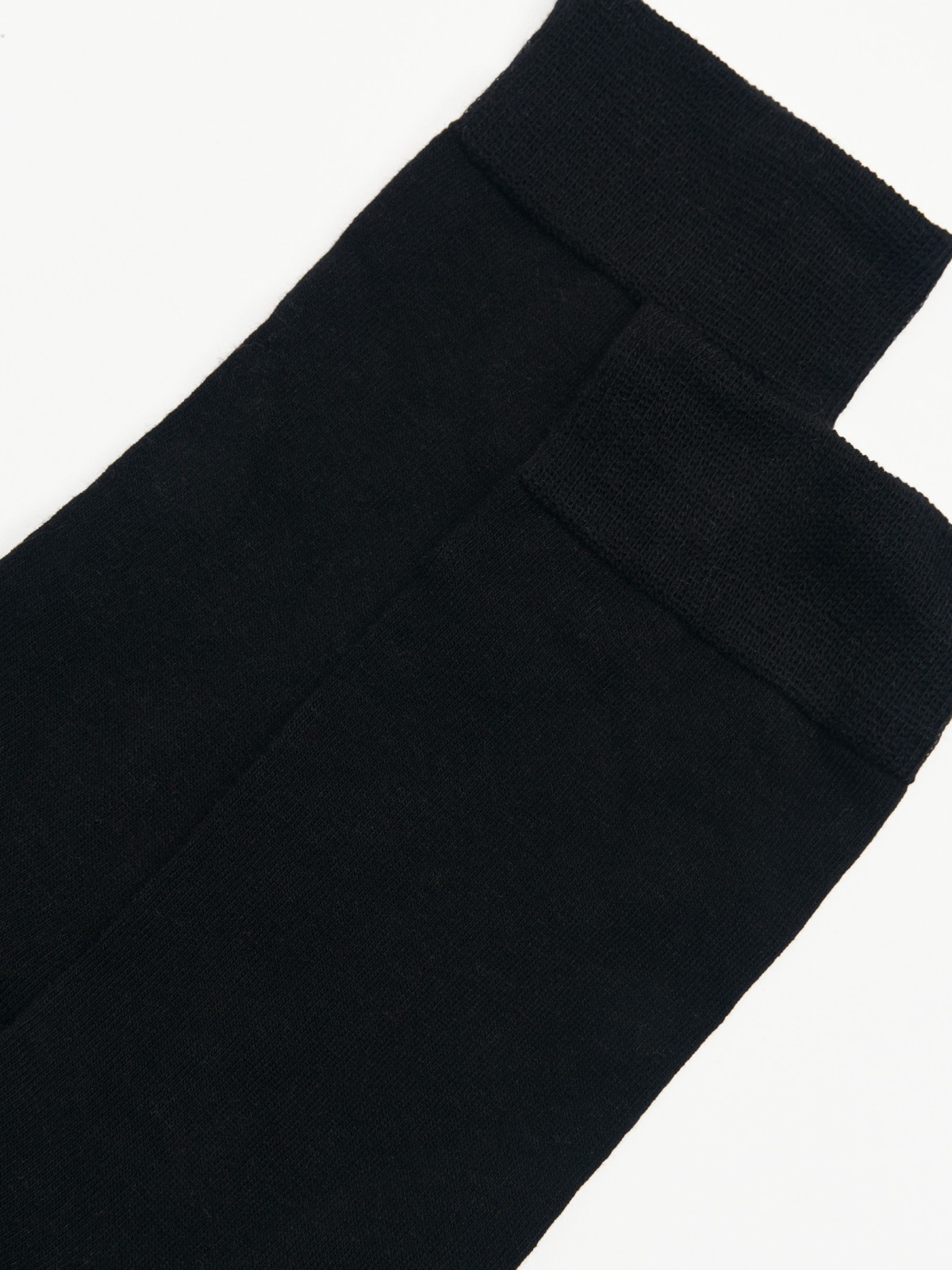 Высокие вязаные носки