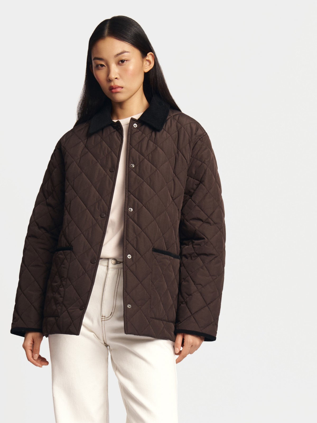 Куртка на синтепоне с воротником