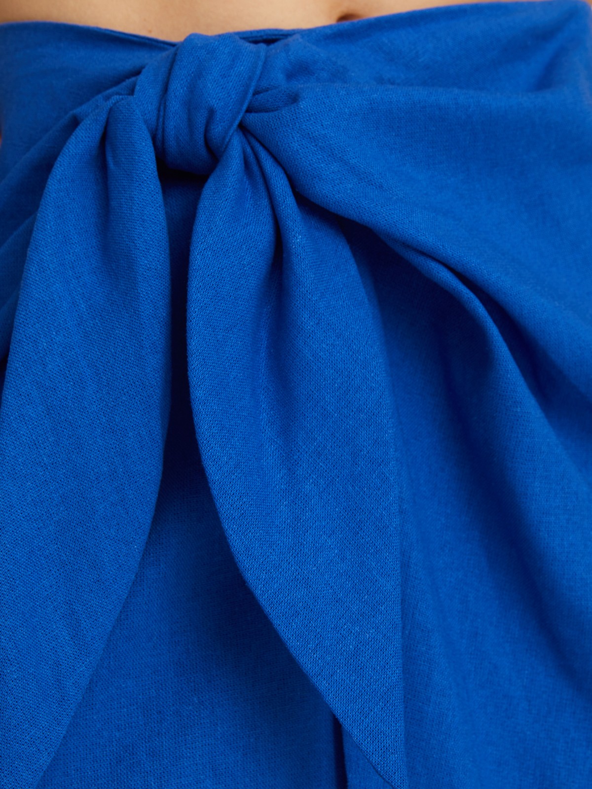 Юбка zolla 023257828051, цвет голубой, размер XS - фото 5