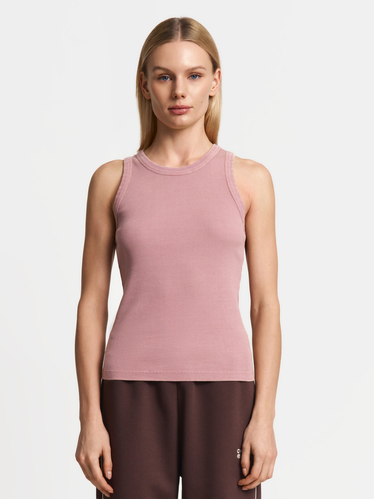 Майка из хлопка без рукавов