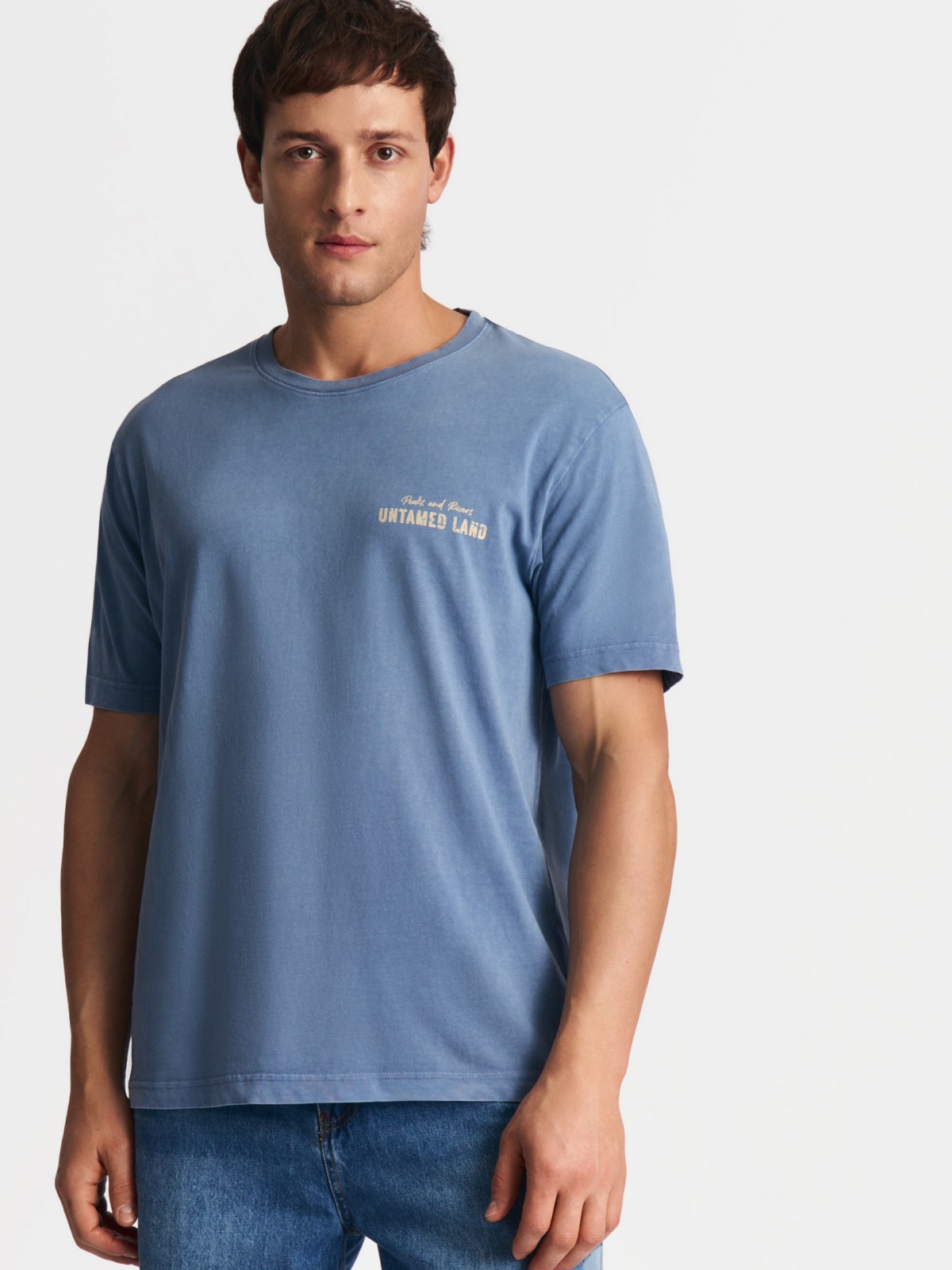 Футболка из хлопка с надписью