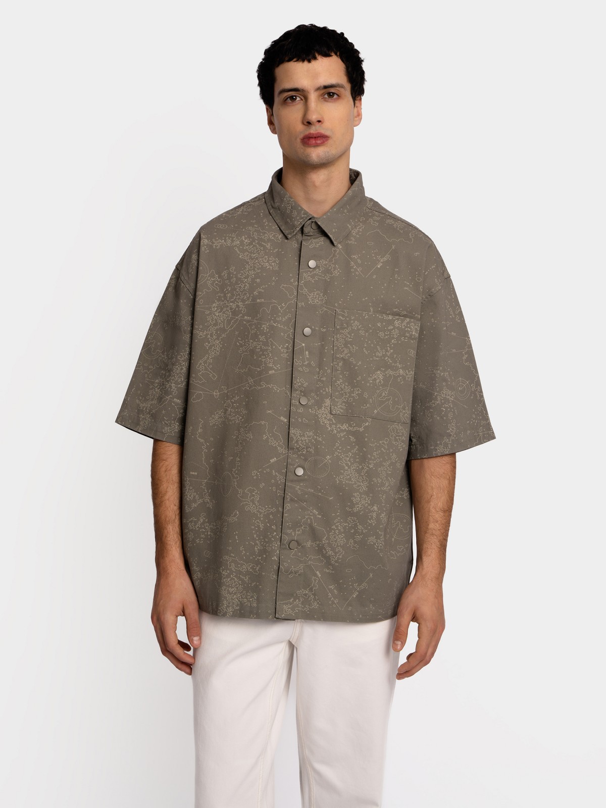 Рубашка с  короткими рукавами