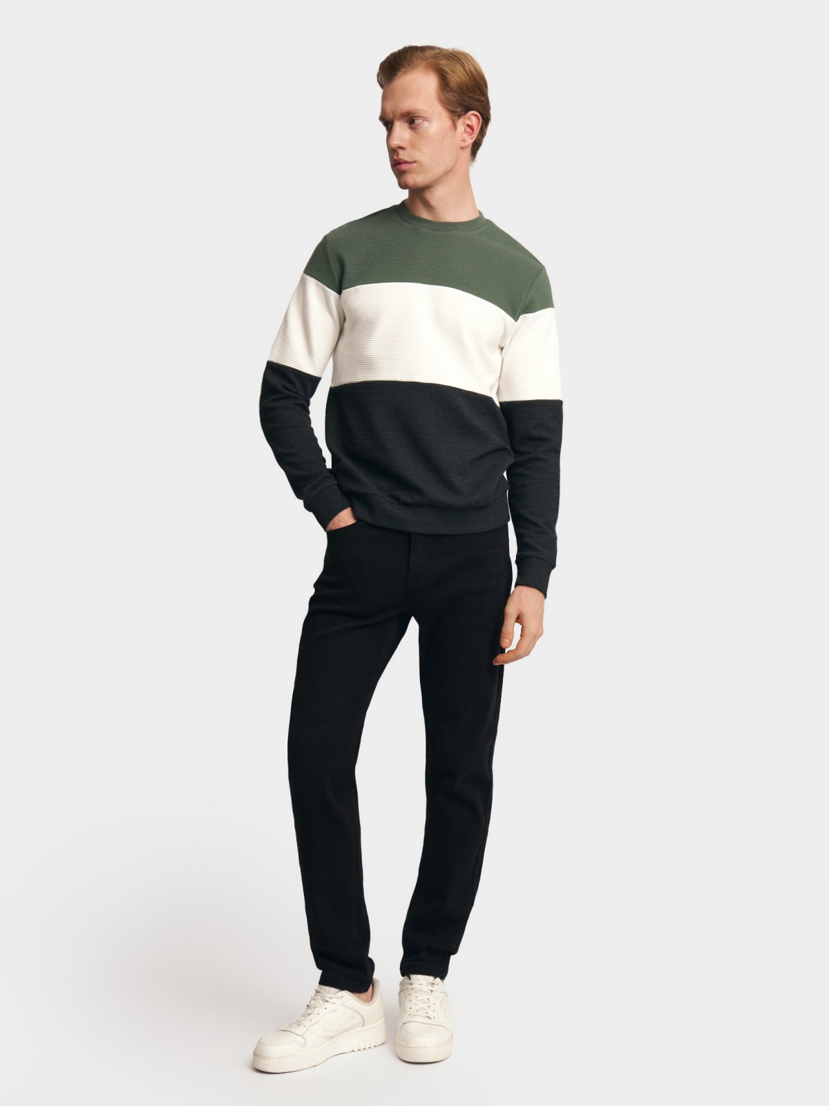 Джинсы фасона Carrot из хлопка