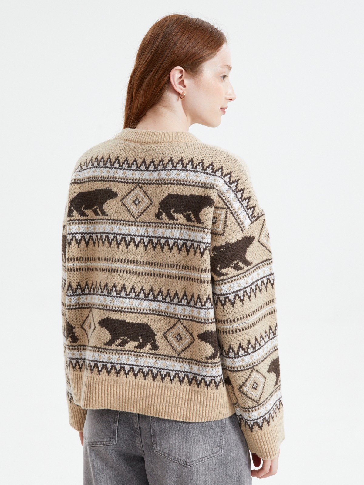 Вязаный джемпер с узором