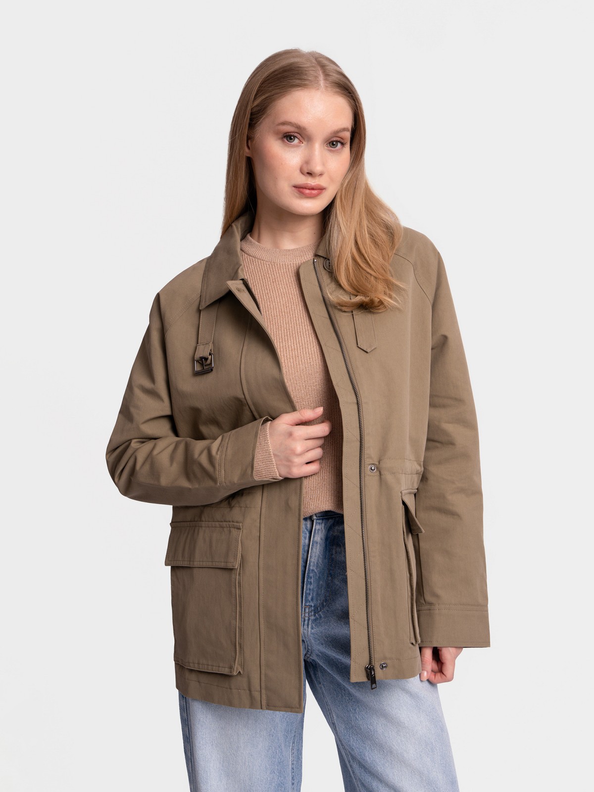 Куртка-парка с кулиской