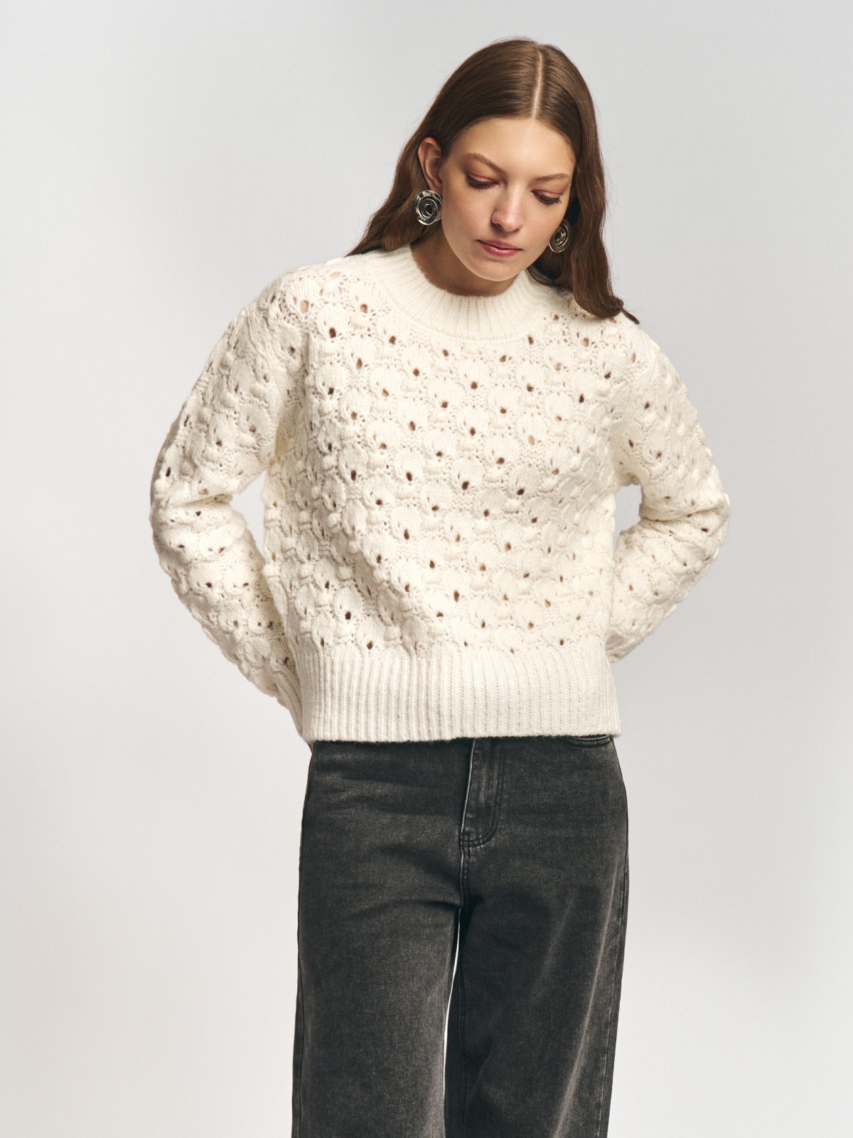 Вязаный джемпер с узором