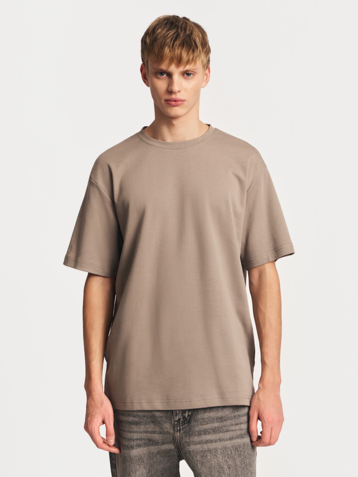 Футболка из хлопка с коротким рукавом