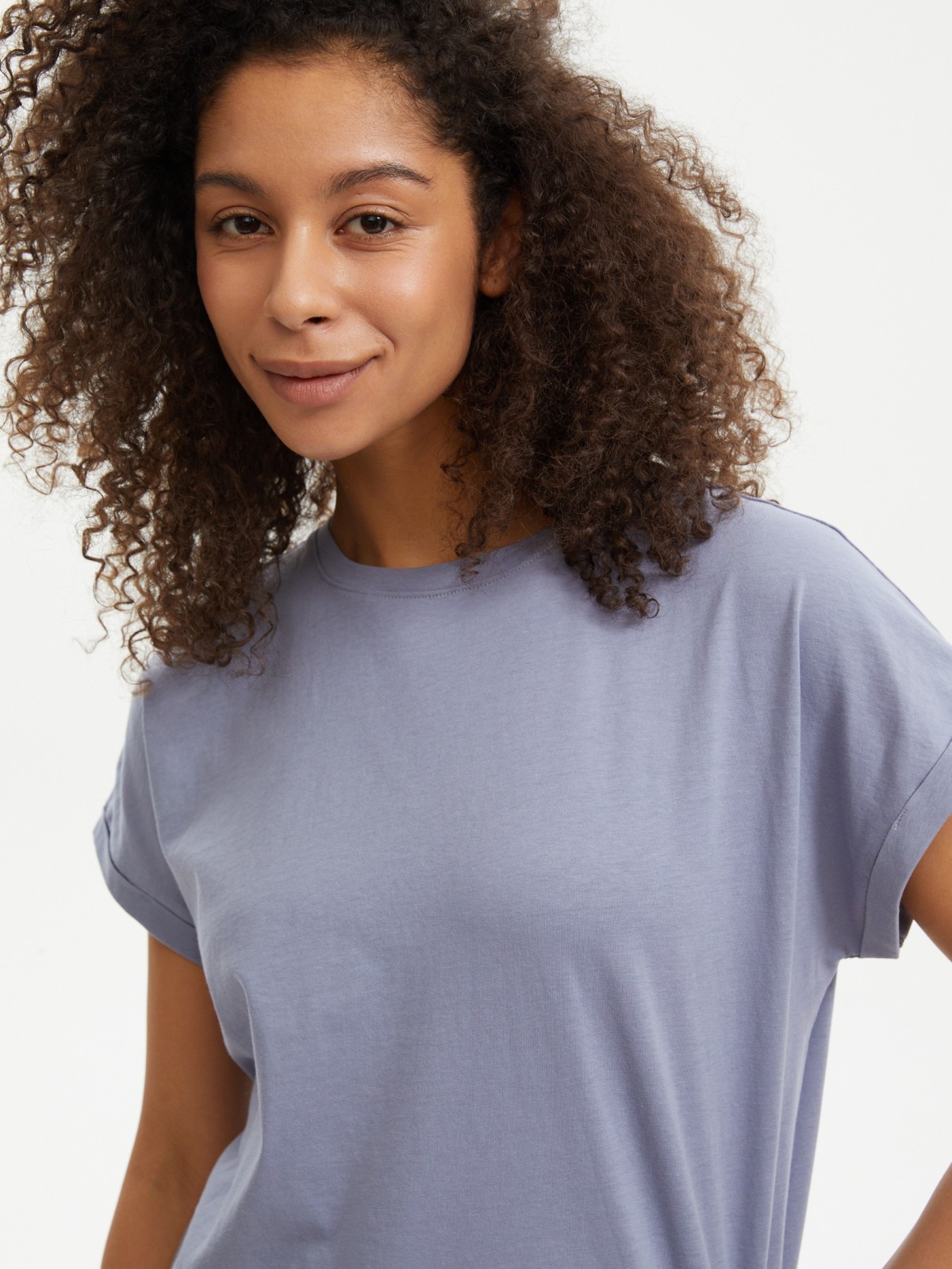 Футболка из хлопка с коротким рукавом