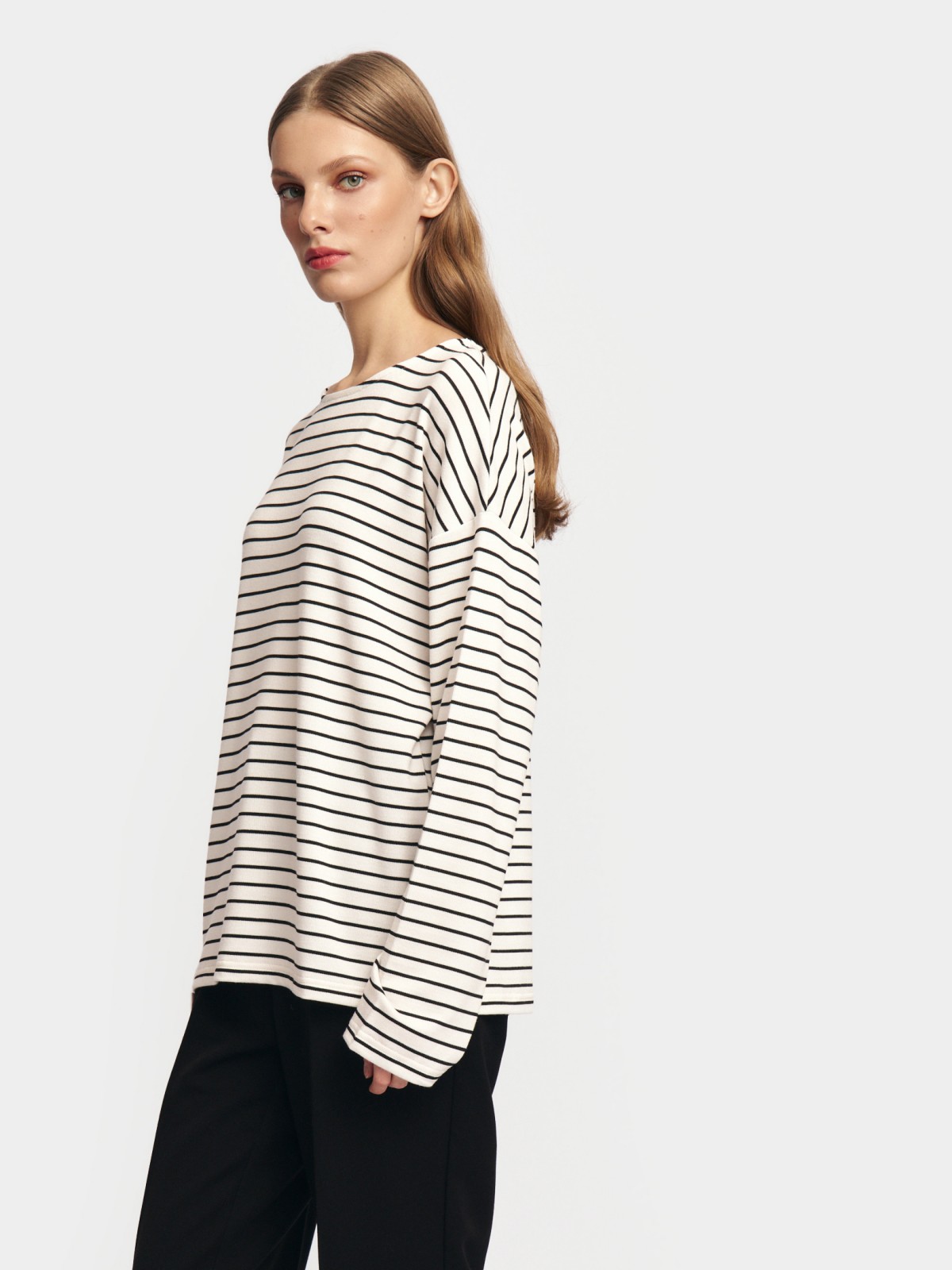 Лонгслив-тельняшка в полоску