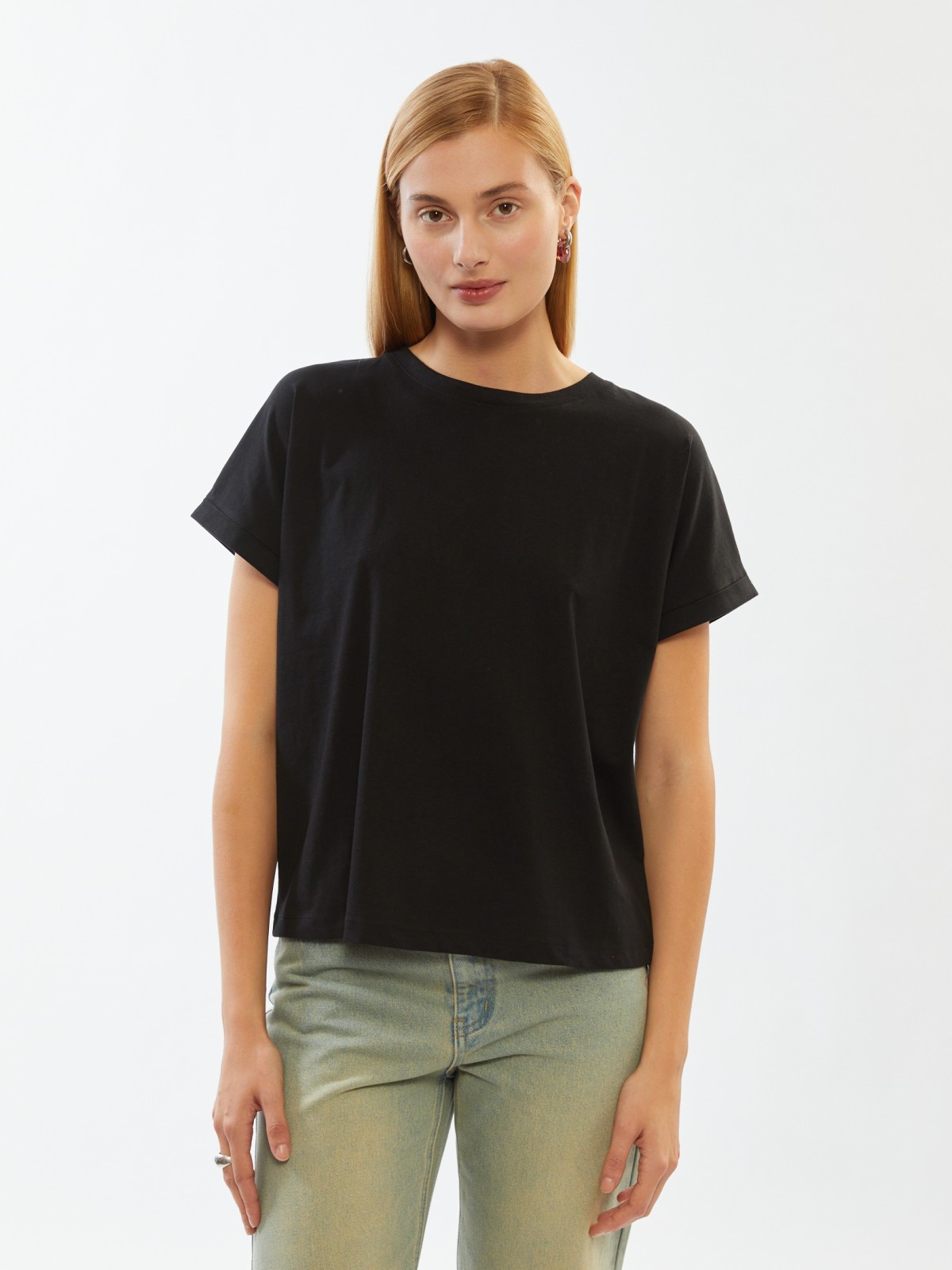 Футболка из хлопка с коротким рукавом