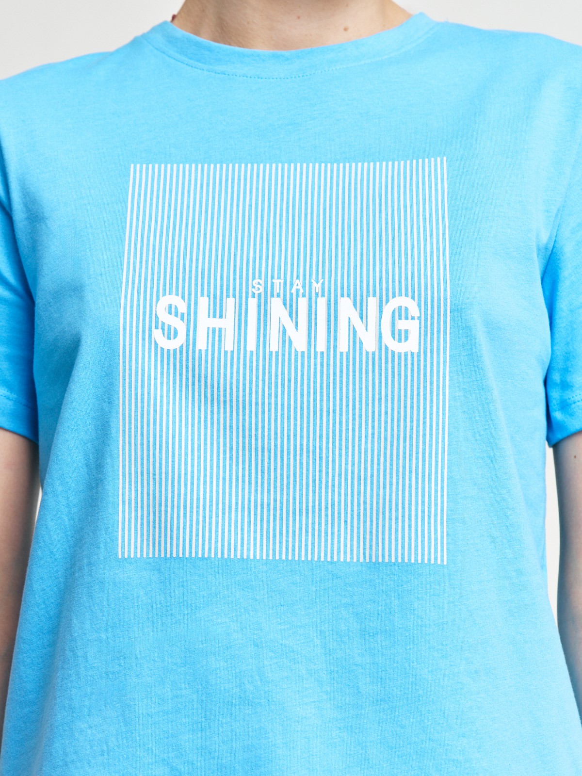 Футболка из хлопка с принтом