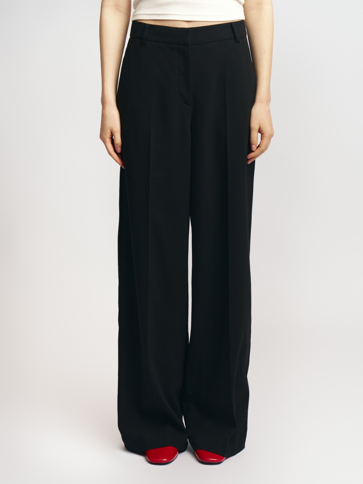 Офисные брюки Bootcut со стрелками