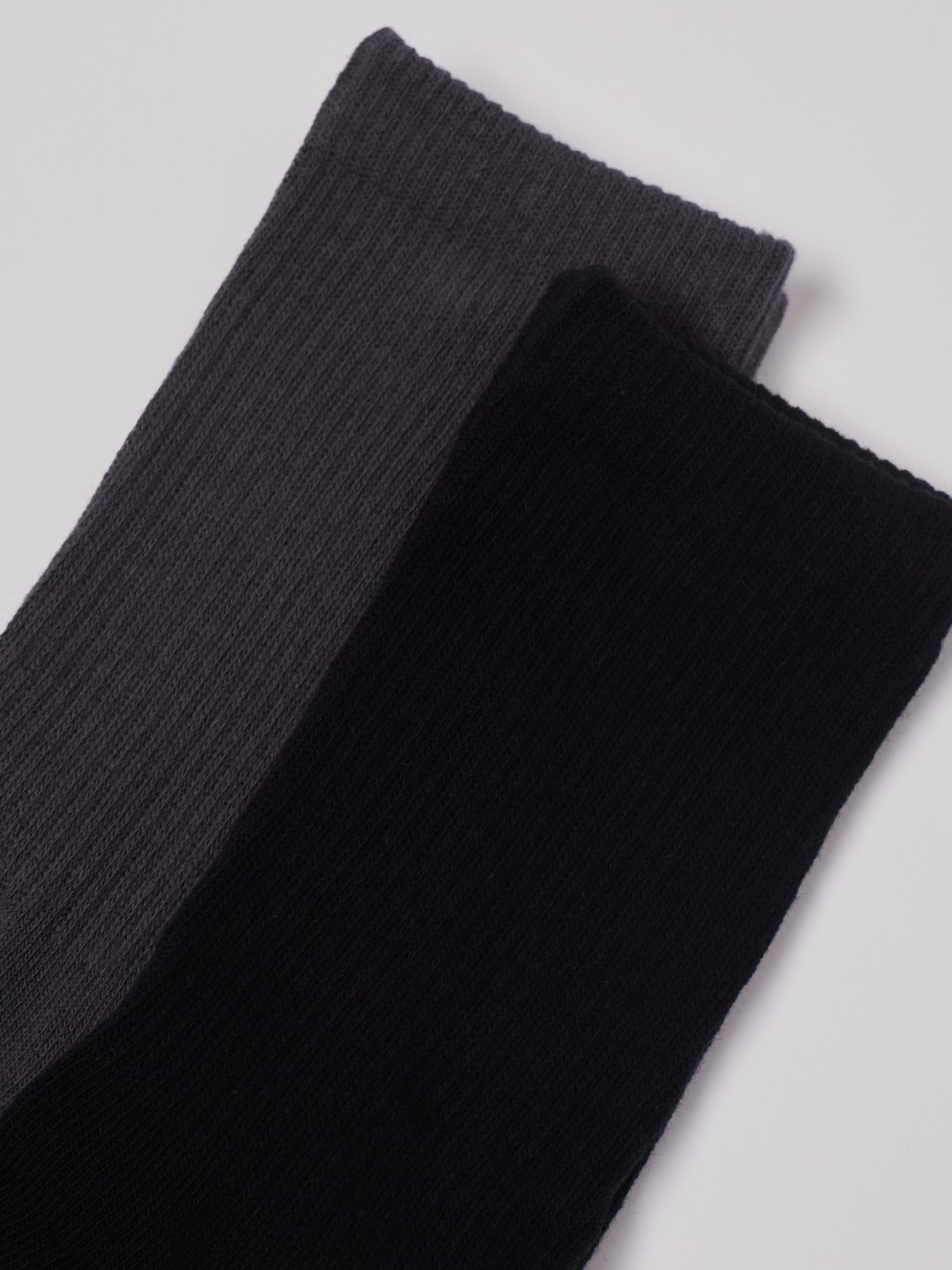 Набор высоких носков (2 пары в комплекте) zolla 01233995P015, цвет черный, размер 25-27 - фото 2