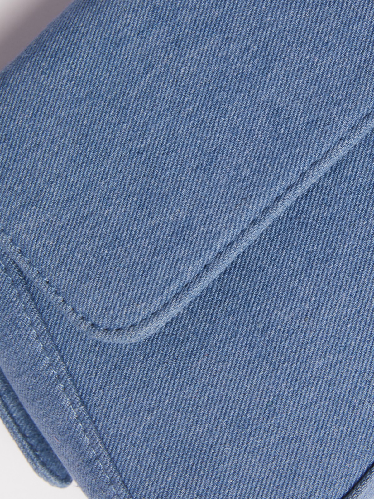 Джинсовая сумка-багет zolla 22421943Q105, цвет голубой, размер No_size - фото 2