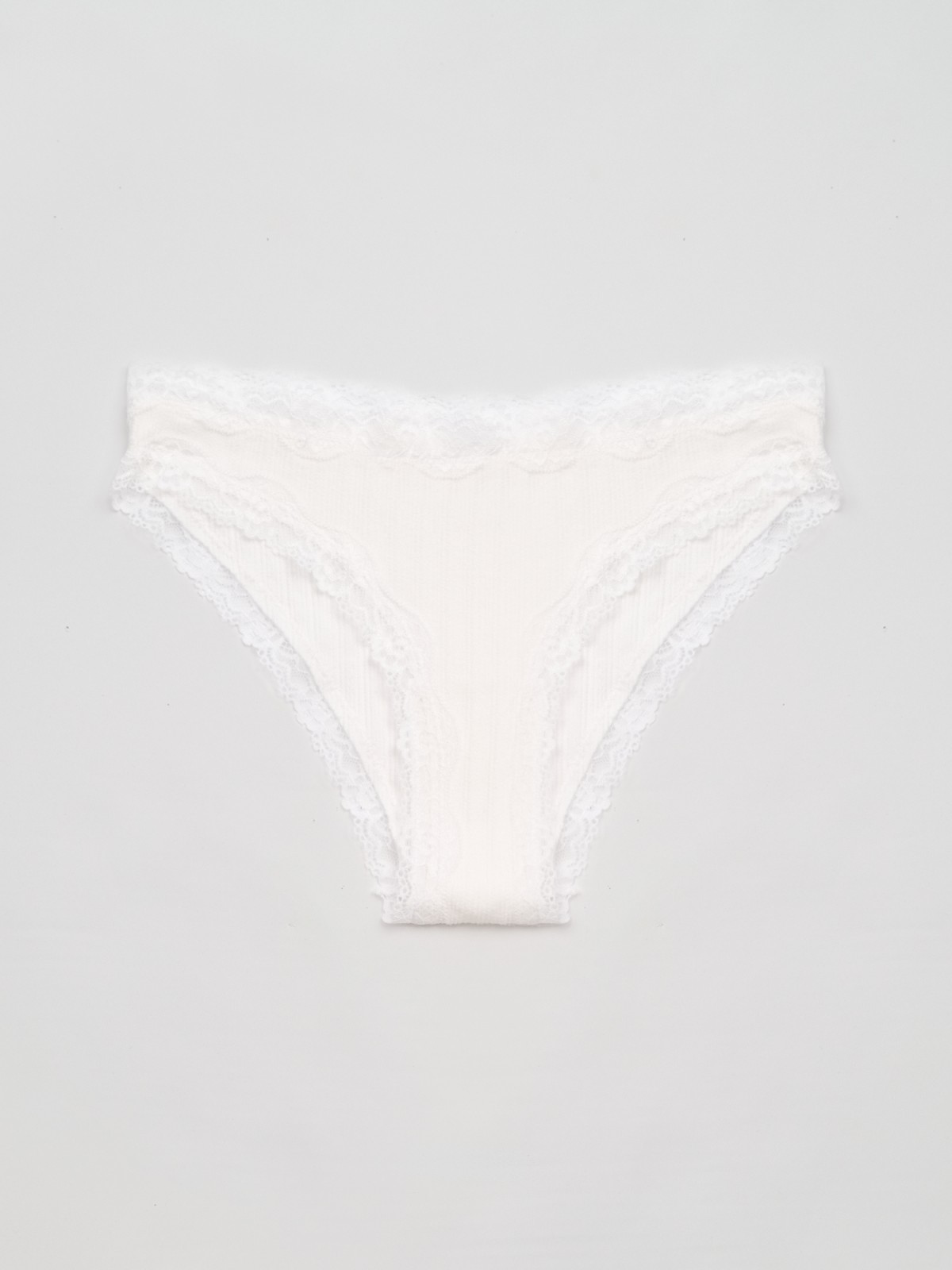 Трусы слип с кружевом