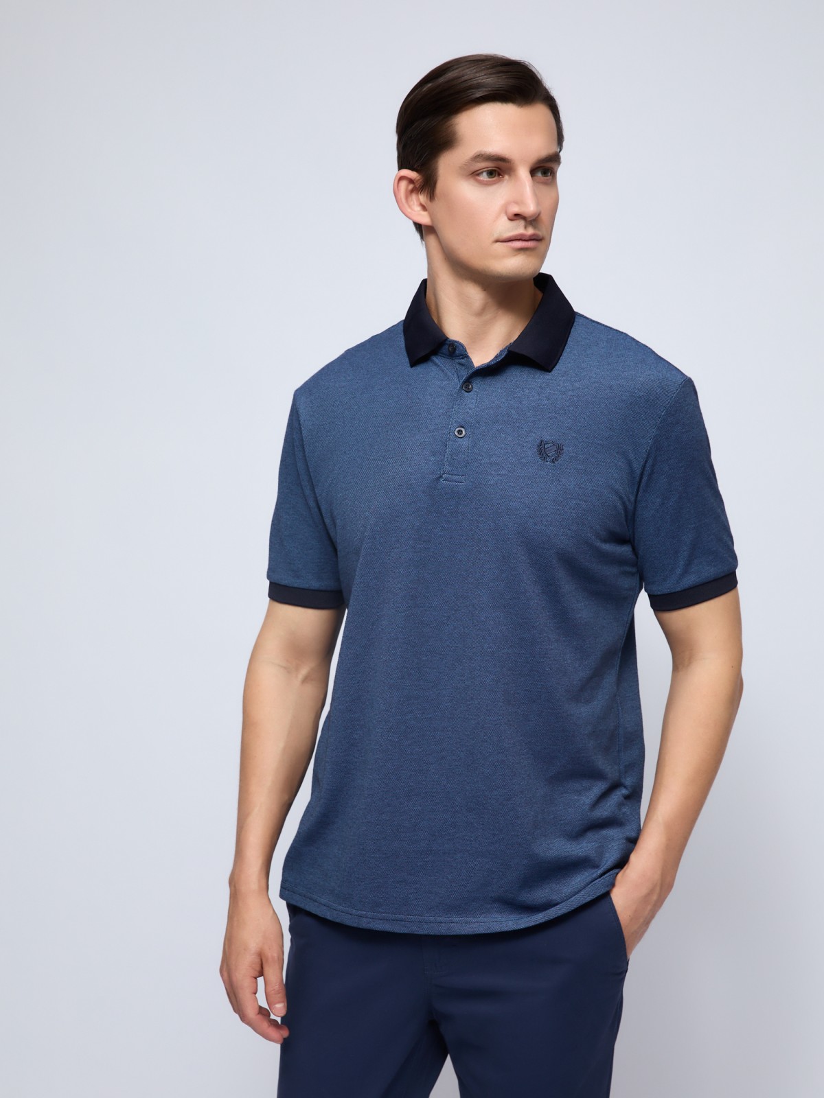 Футболка поло с коротким рукавом