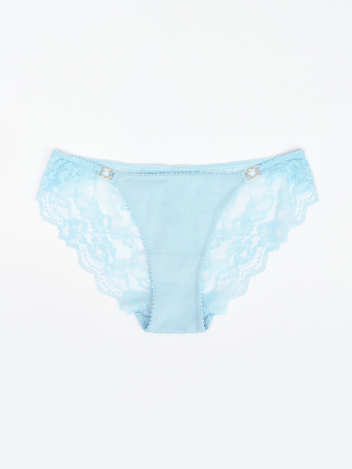 Трусы слипы с кружевом 199₽