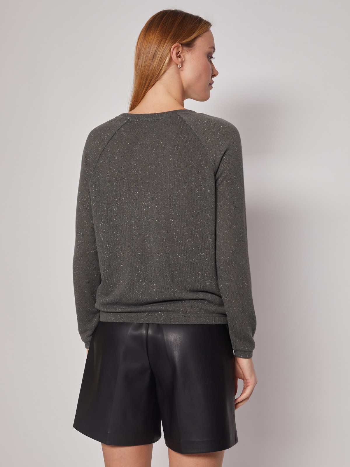 Вязаный джемпер с блёстками