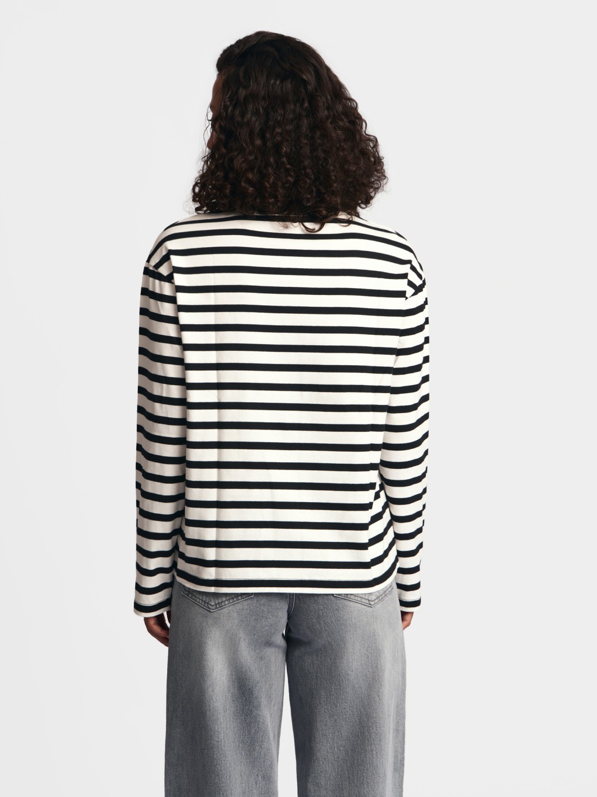 Лонгслив-тельняшка в полоску из хлопка