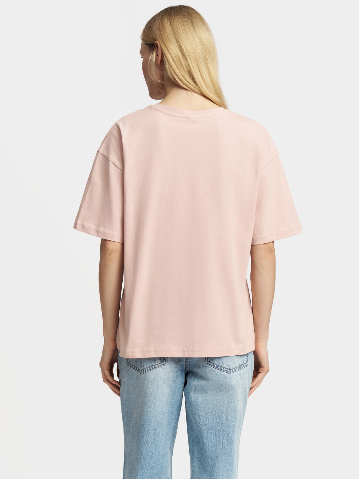 Футболка оверсайз из хлопка с принтом