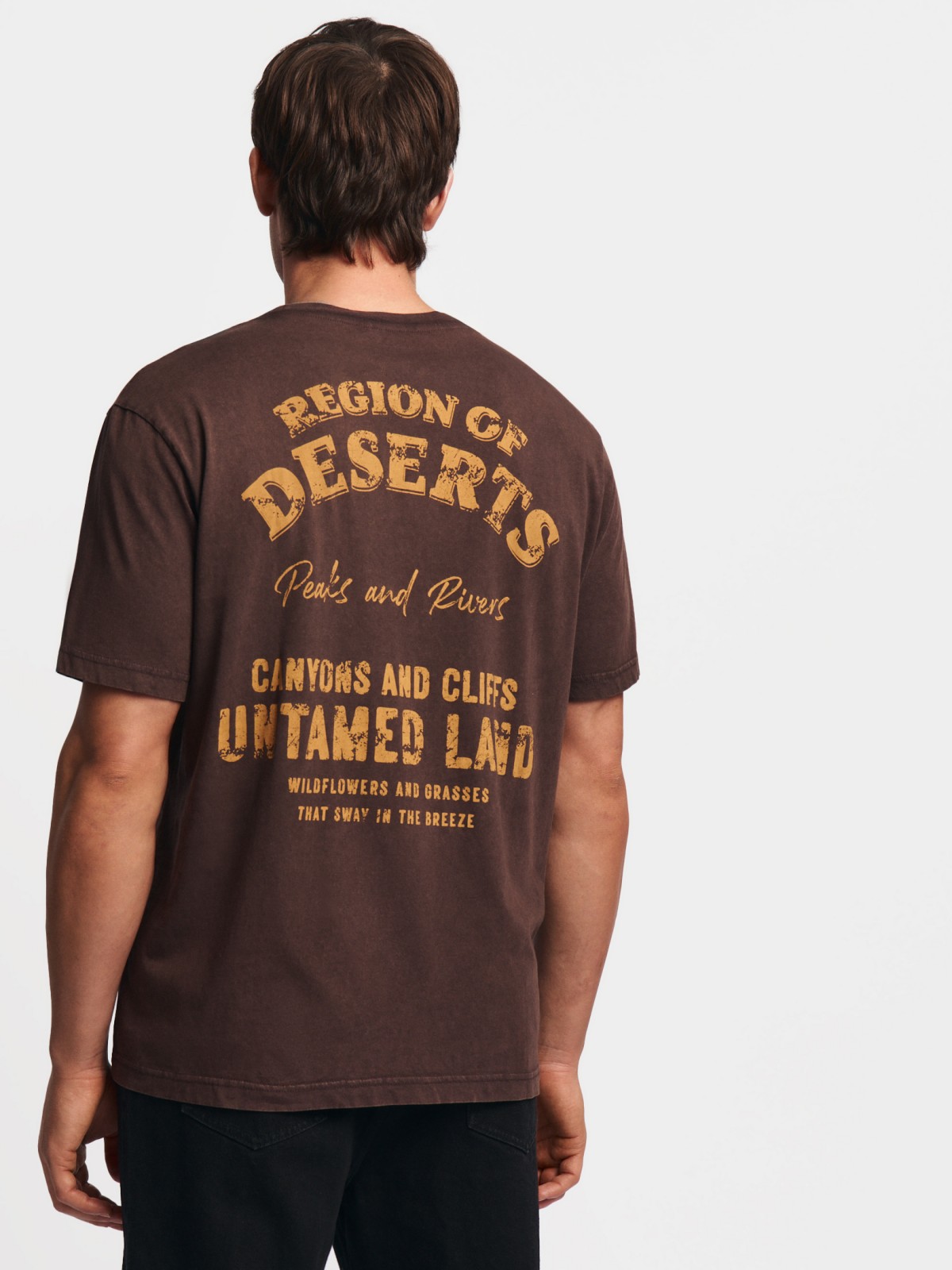 Футболка из хлопка с надписью