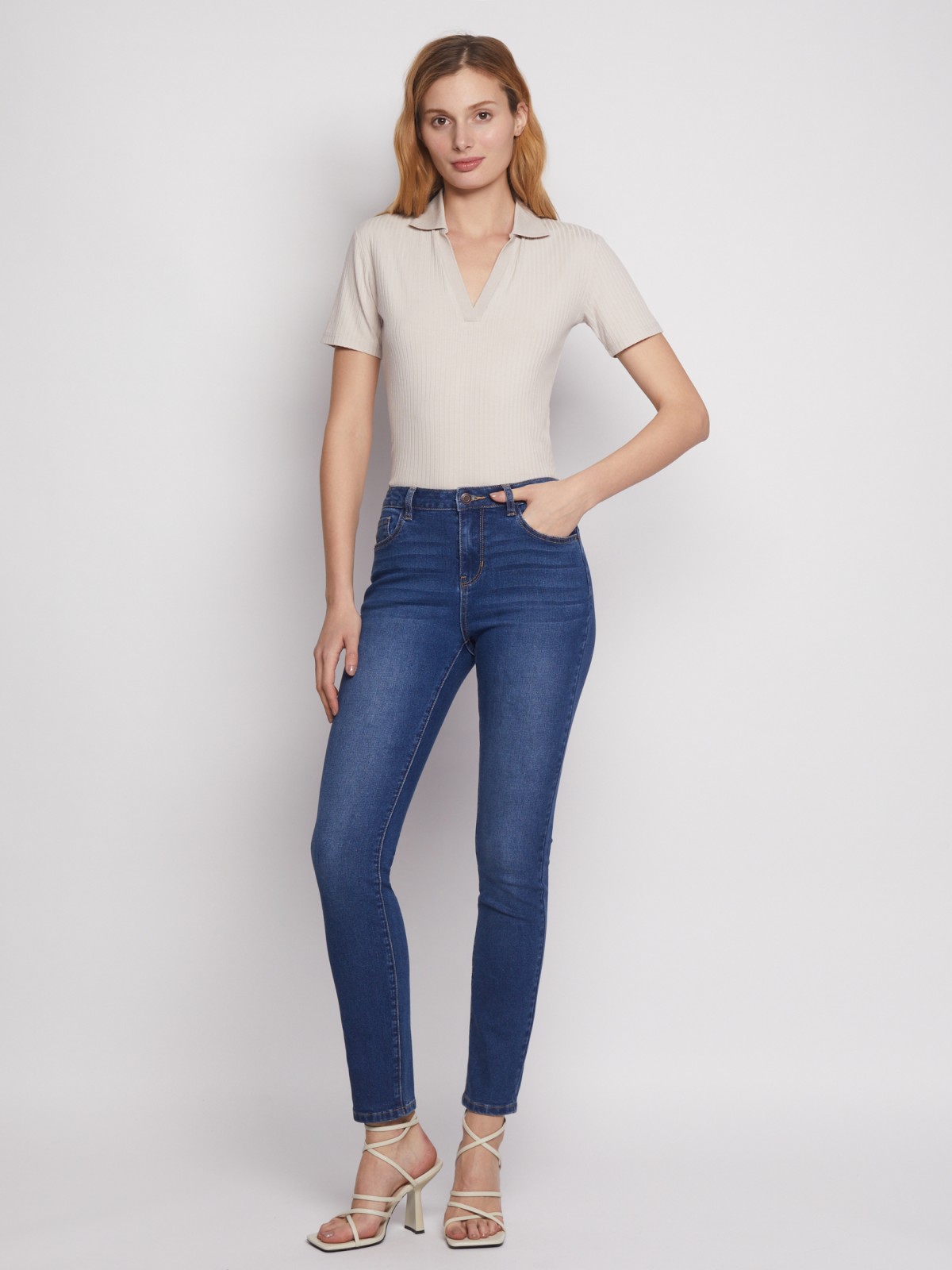 Джинсы силуэта Slim