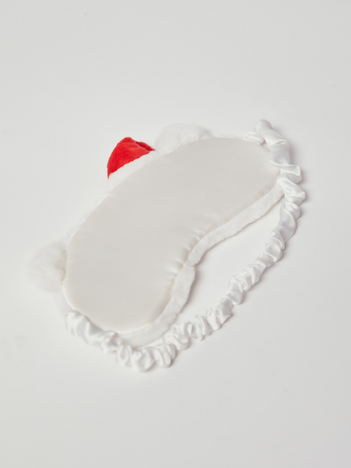 Новогодняя маска для сна zolla 021459J3G015, цвет белый, размер No_size - фото 3