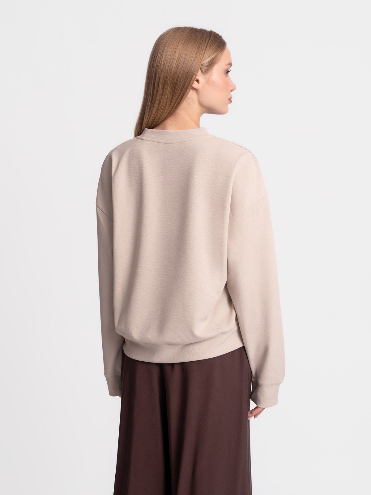 Свитшот однотонный без принта