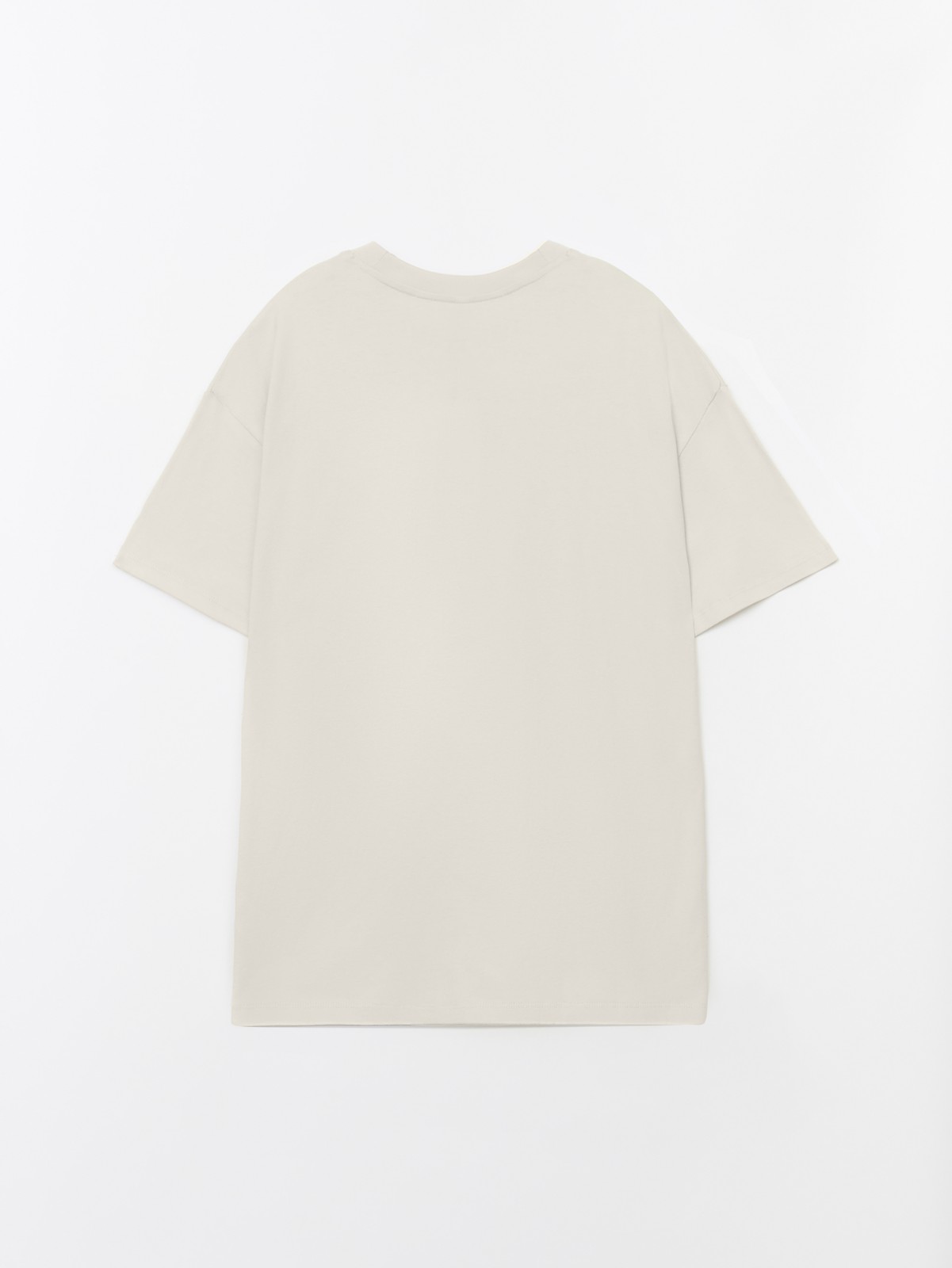 Футболка из хлопка с цветочным принтом и надписью