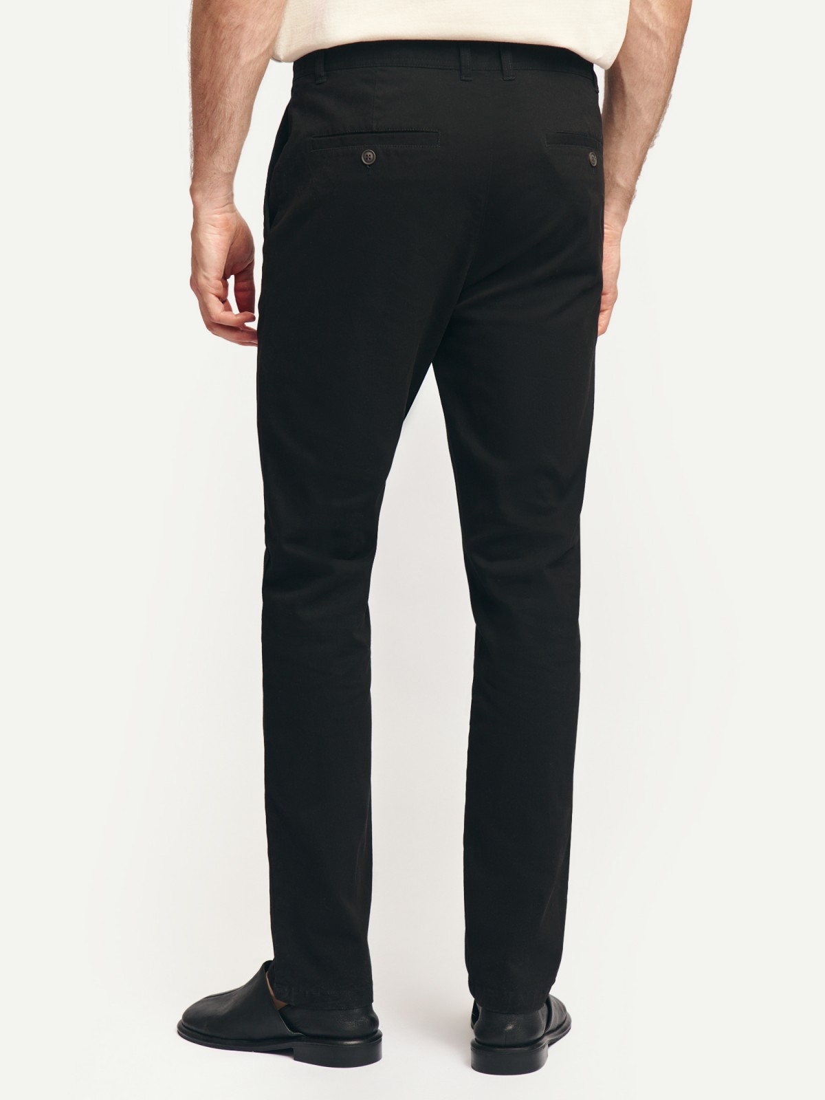 Брюки силуэта Slim из хлопка