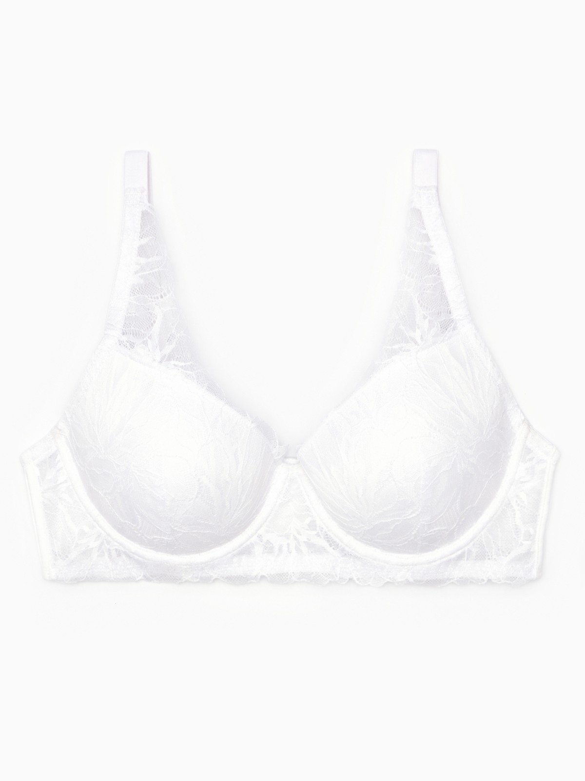 Кружевной бюстгальтер на косточках без Push-up