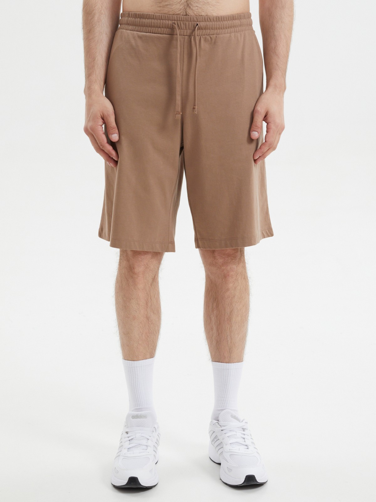 Трикотажные шорты на резинке из хлопка