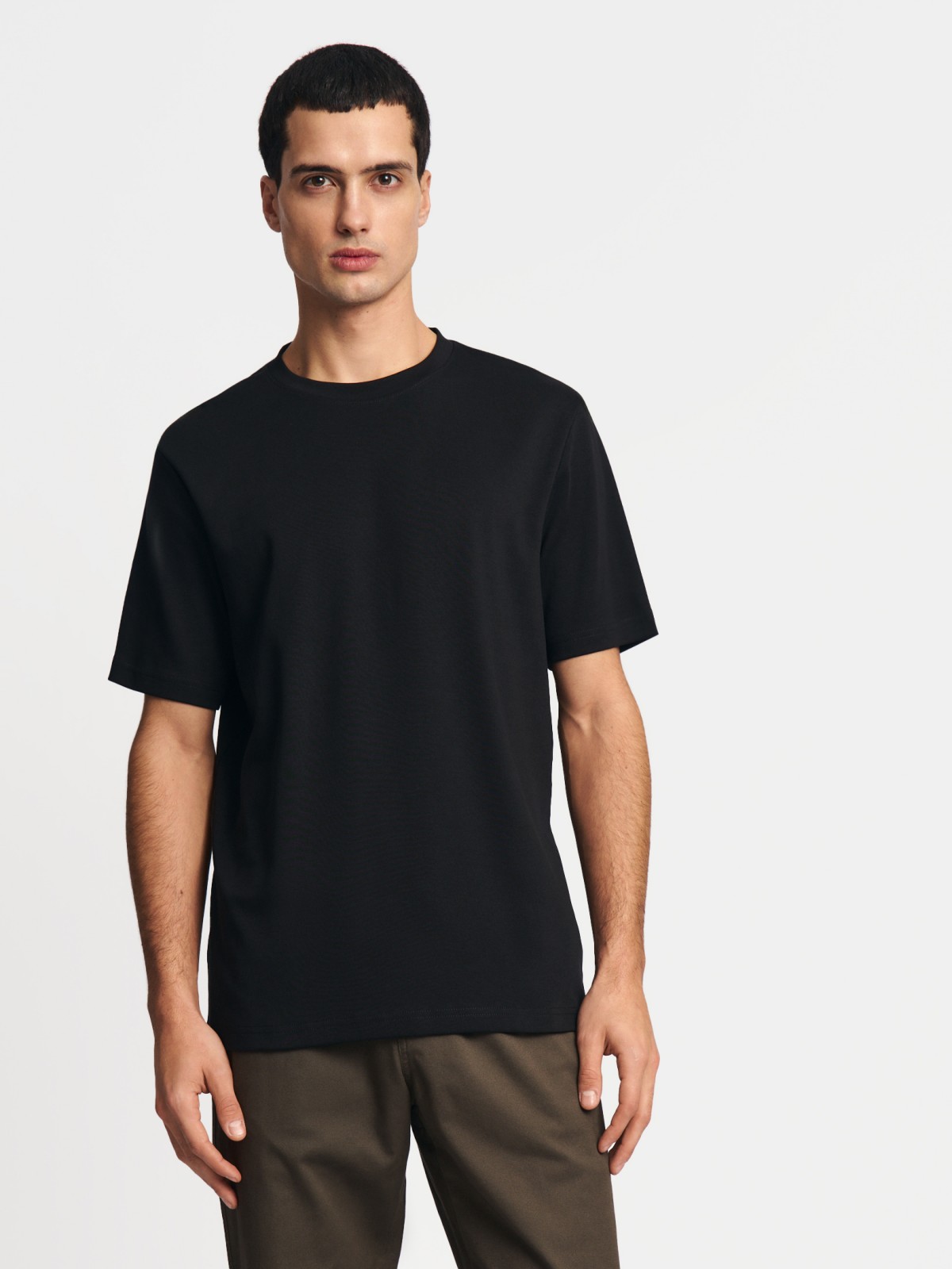 Футболка из хлопка с коротким рукавом