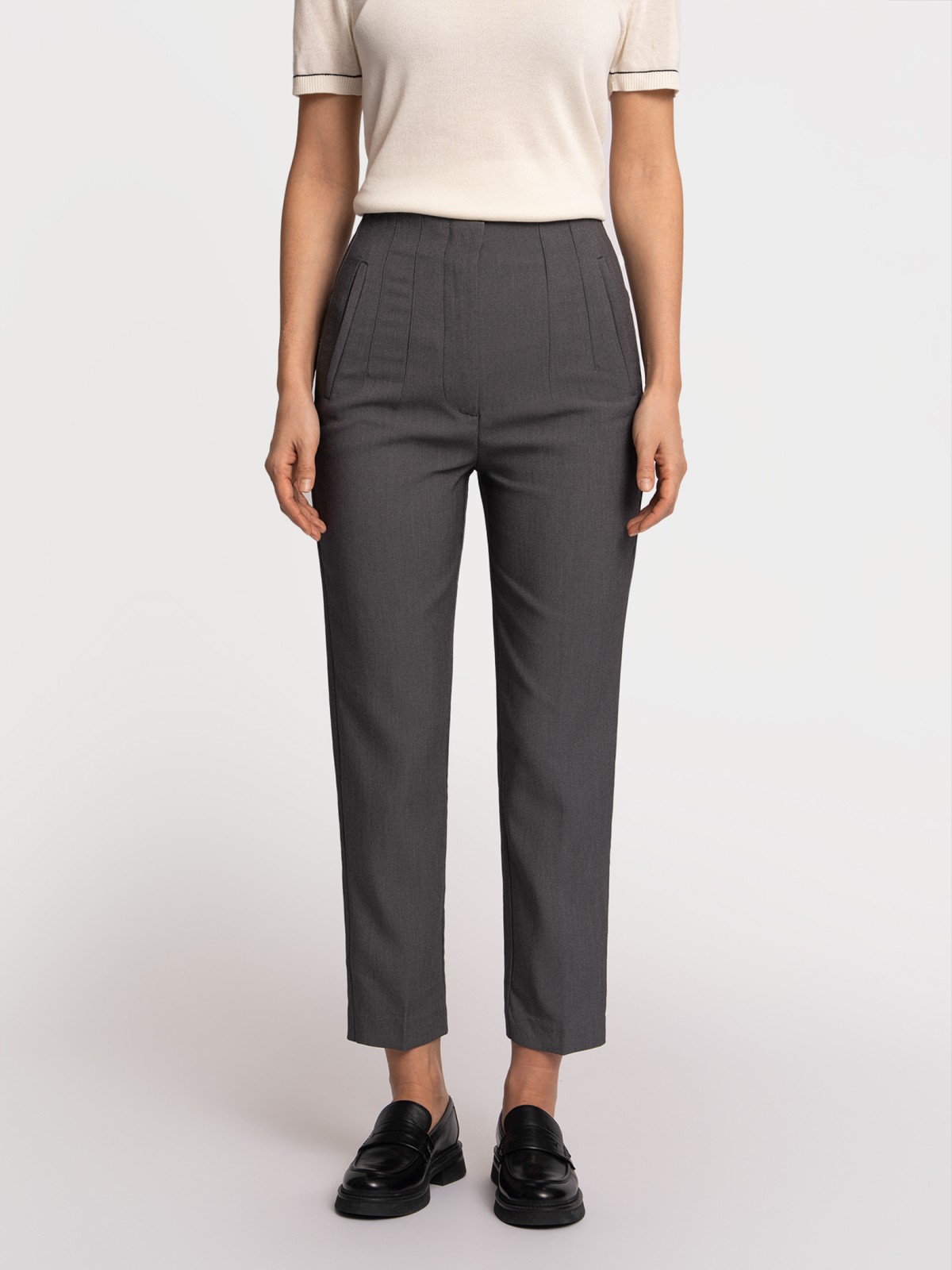 Офисные брюки Slim со стрелками