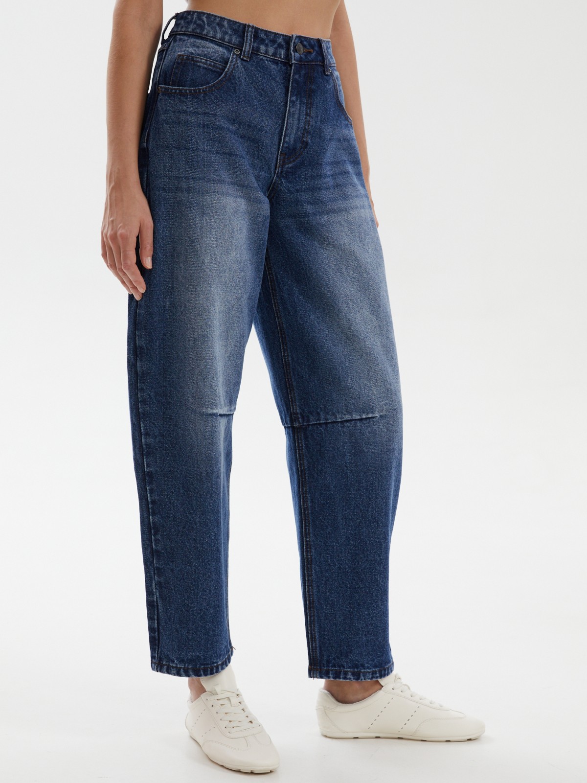 Джинсы силуэта Baggy со средней посадкой