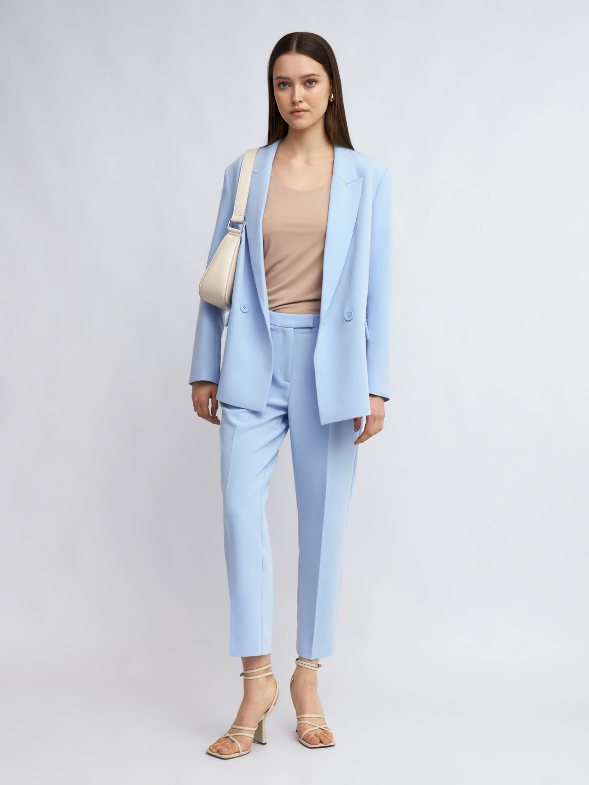 Брюки зауженного силуэта Slim со стрелками