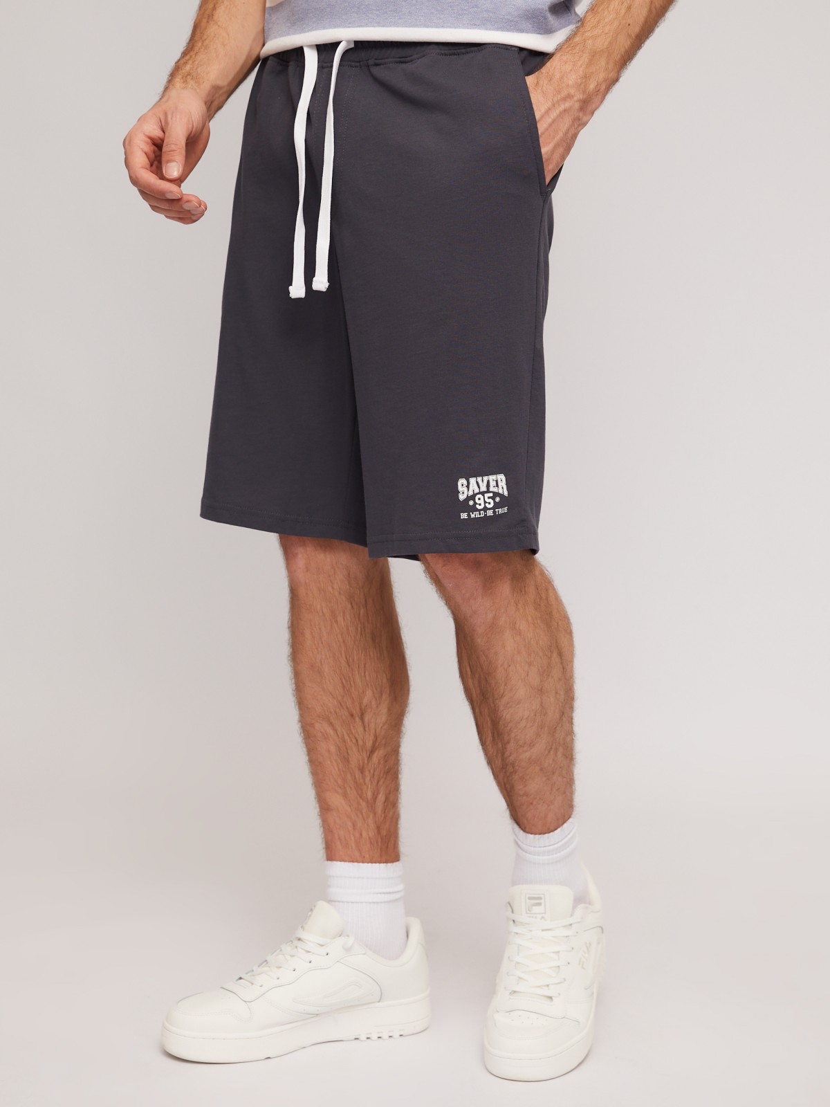 Трикотажные шорты из хлопка