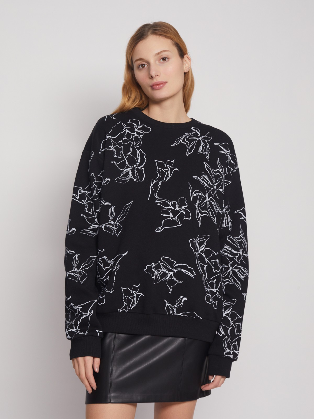 Принтованный свитшот