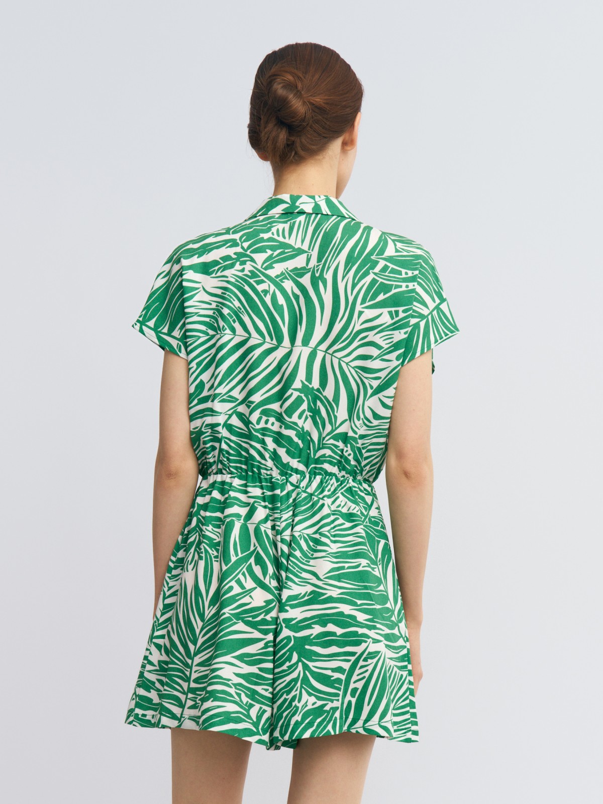 Комбинезон длины мини с коротким рукавом