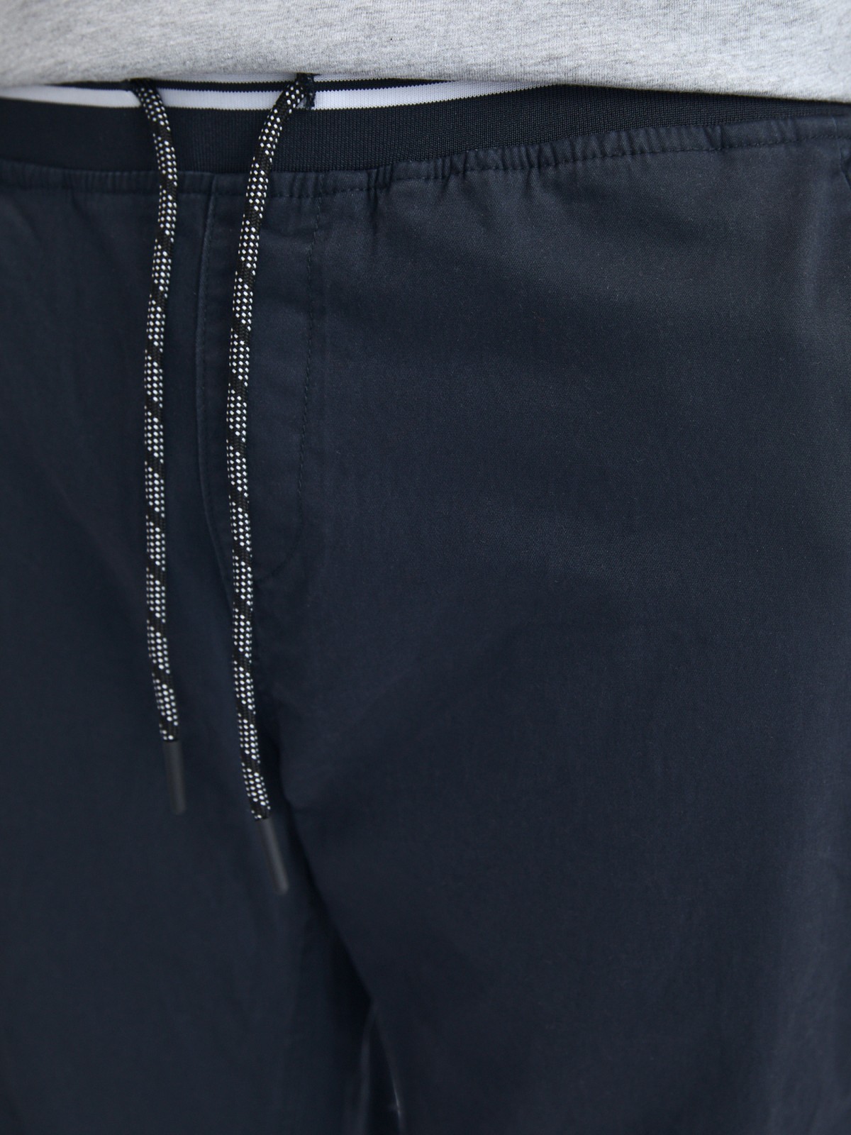 Брюки-джоггеры из хлопка на резинке