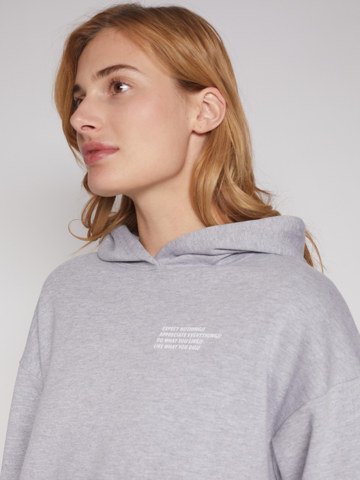 Утеплённый худи с капюшоном