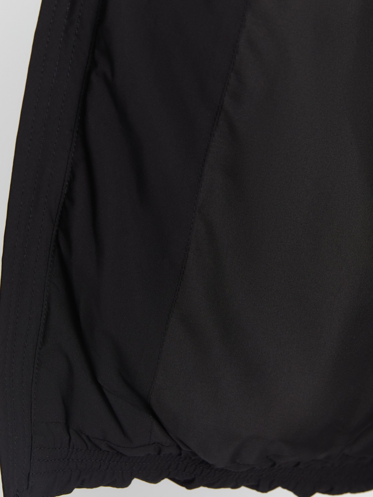 Тёплая стёганая куртка на молнии с воротником-стойкой zolla 01334510L134, цвет черный, размер S - фото 5