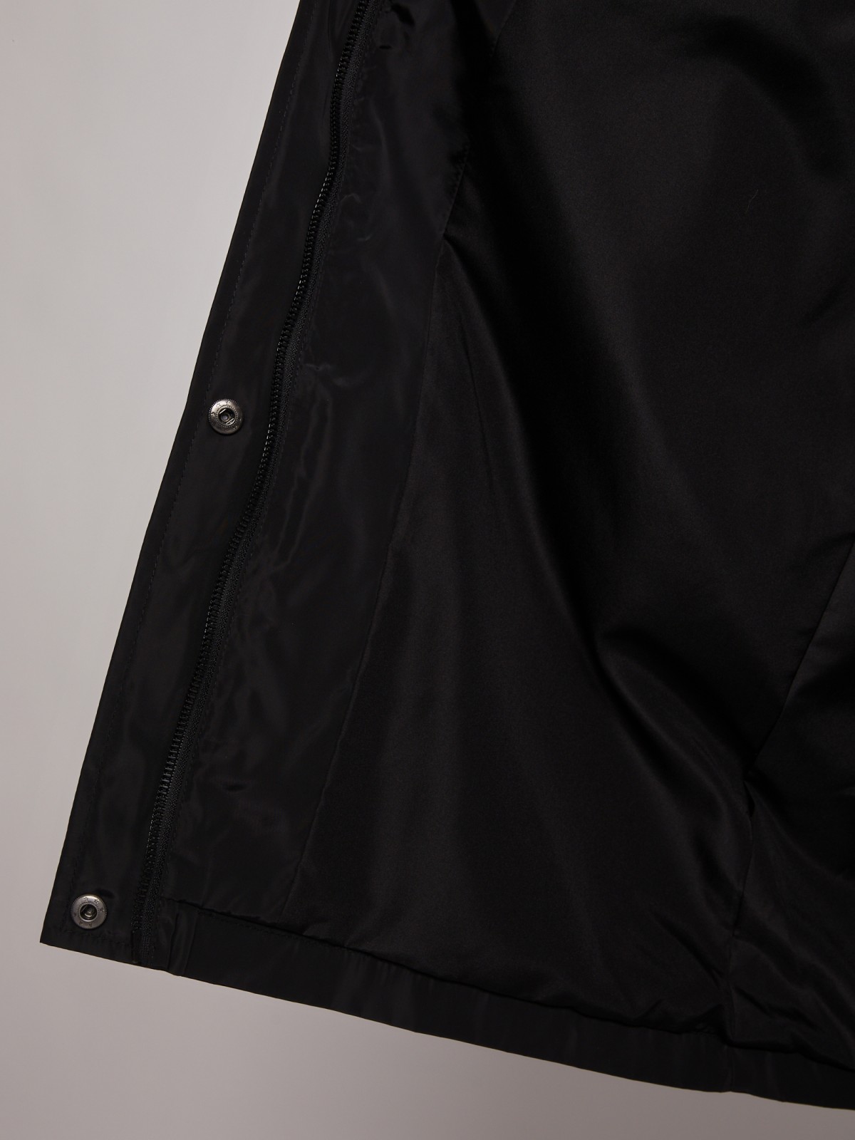 Куртка-парка с капюшоном zolla 02321570L024, цвет черный, размер XS - фото 6