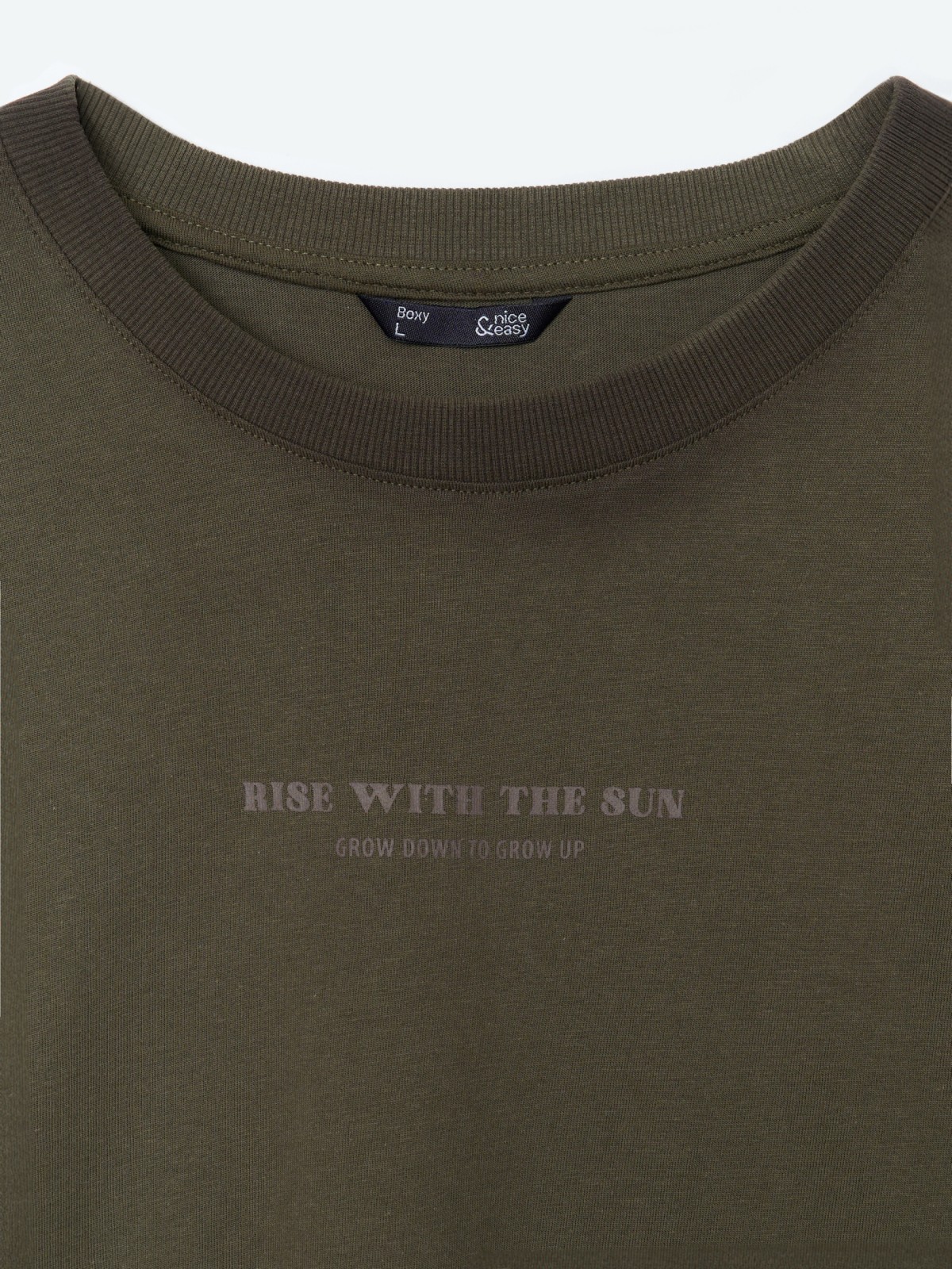 Футболка оверсайз из хлопка с надписью