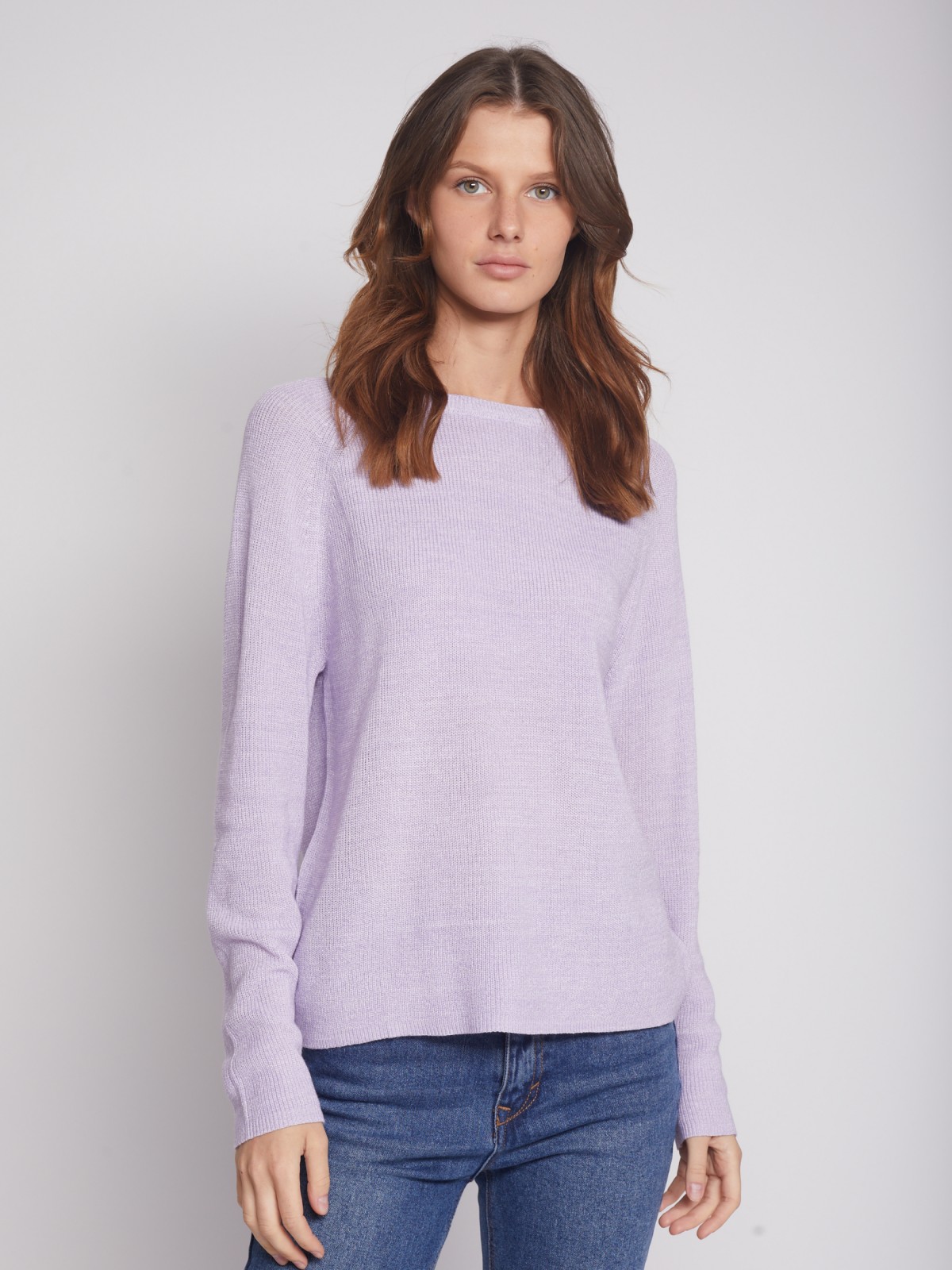 Джемпер фактурной вязки