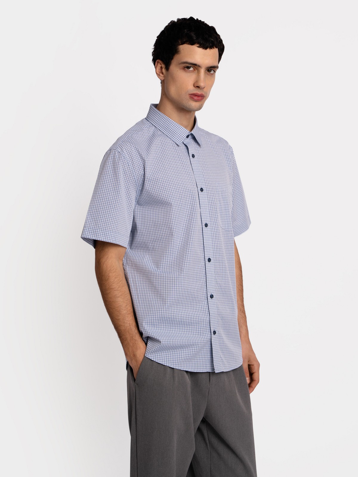 Рубашка с  короткими рукавами