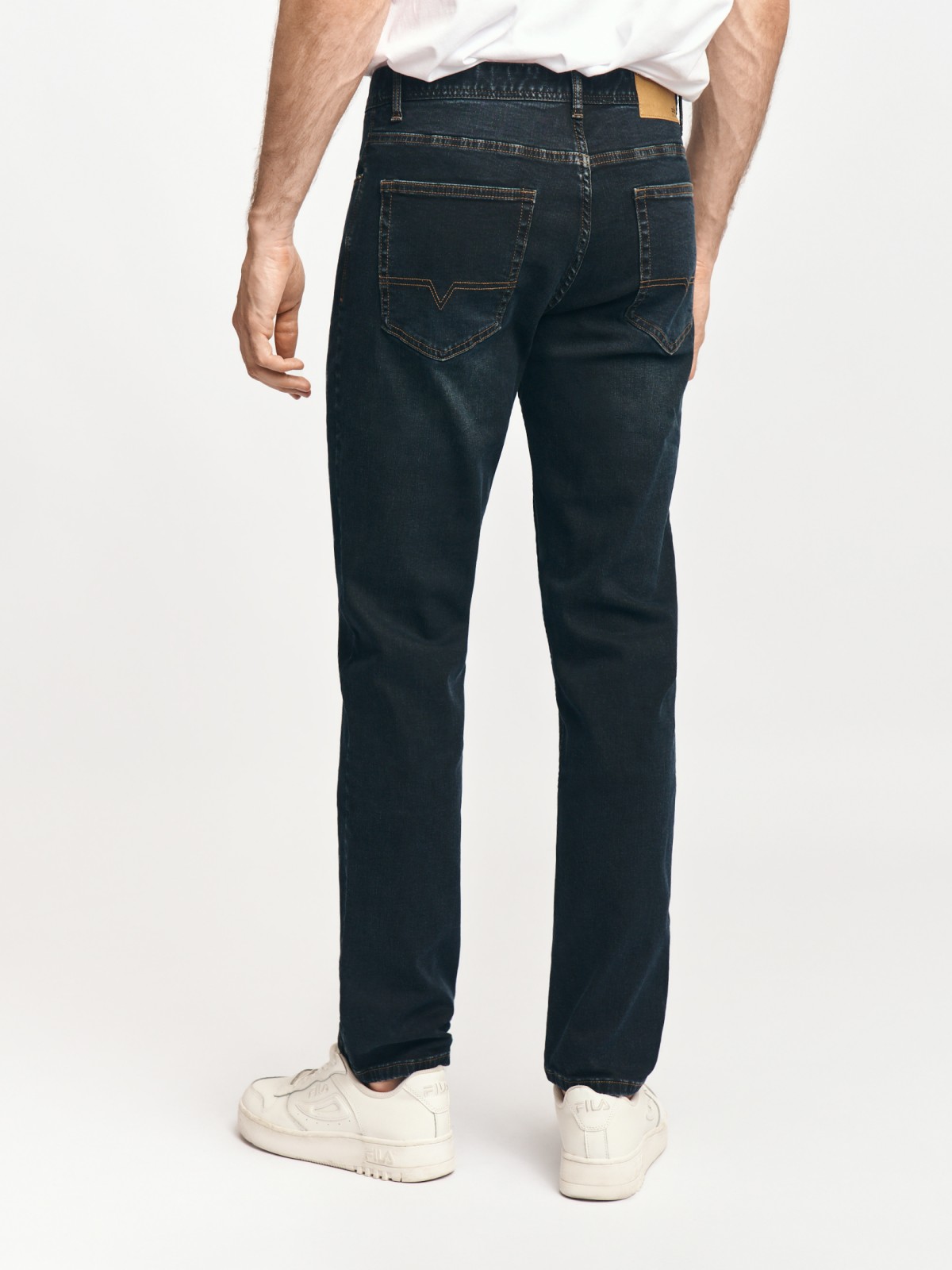 Джинсы фасона Tapered из хлопка