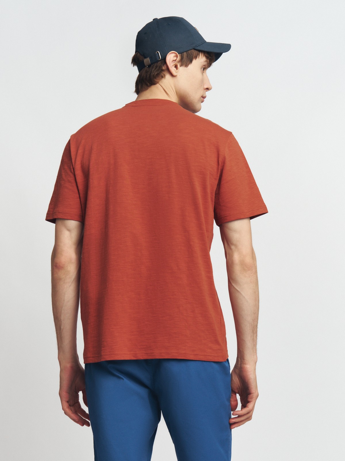 Футболка хенли из хлопка